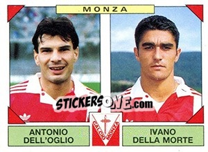 Sticker Antonio Dell`Oglio / Ivano Della Morte - Calciatori 1993-1994 - Panini