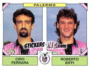 Figurina Ciro Ferrara / Roberto Biffi - Calciatori 1993-1994 - Panini