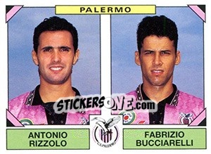 Cromo Antonio Rizzolo / Fabrizio Bucciarelli - Calciatori 1993-1994 - Panini