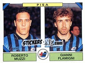 Figurina Roberto Muzzi / Fianni Flamigni - Calciatori 1993-1994 - Panini