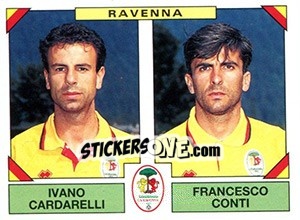 Sticker Ivano Cardarelli / Francesco Conti - Calciatori 1993-1994 - Panini