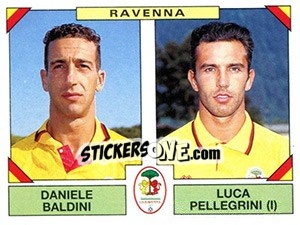 Sticker Daniele Baldini / Luca Pellegrini - Calciatori 1993-1994 n. 531 - Panini
