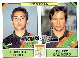 Sticker Roberto Fogli / Filippo Dal Moro - Calciatori 1993-1994 - Panini