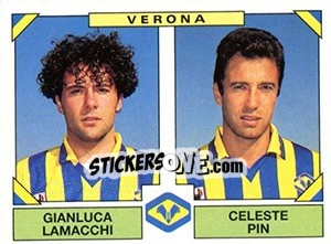 Figurina Gianluca Lamacchi / Celeste Pin - Calciatori 1993-1994 - Panini