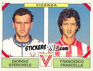 Sticker Giorgio Sterchele / Francesco Frascella - Calciatori 1993-1994 n. 556 - Panini
