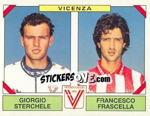 Cromo Giorgio Sterchele / Francesco Frascella - Calciatori 1993-1994 - Panini