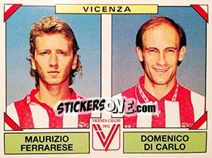 Cromo Maurizio Ferrarese / Domenico Di Carlo - Calciatori 1993-1994 - Panini