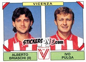 Sticker Alberto Driaschi / Ivo Pulga - Calciatori 1993-1994 n. 561 - Panini