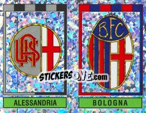 Figurina Scudetto (Alessandria - Bologna) - Calciatori 1993-1994 - Panini