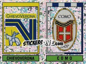 Cromo Scudetto (ChievoVerona - Como) - Calciatori 1993-1994 - Panini