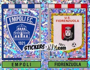 Cromo Scudetto (Empoli - Fiorenzuola) - Calciatori 1993-1994 - Panini