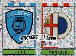 Sticker Scudetto (Leffe - Mantova) - Calciatori 1993-1994 n. 576 - Panini
