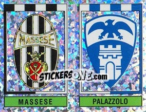 Sticker Scudetto (Massese - Palazzolo) - Calciatori 1993-1994 n. 579 - Panini