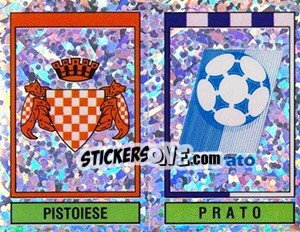 Sticker Scudetto (Pistoiese - Prato) - Calciatori 1993-1994 n. 582 - Panini