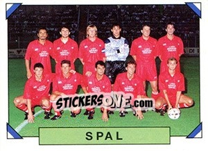 Figurina Squadra (S.P.A.L.) - Calciatori 1993-1994 - Panini
