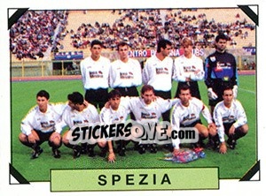 Cromo Squadra (Spezia) - Calciatori 1993-1994 - Panini