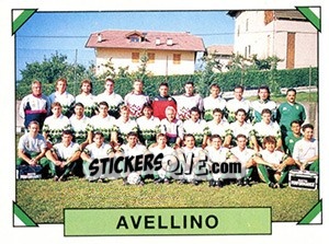 Cromo Squadra (Avellino) - Calciatori 1993-1994 - Panini