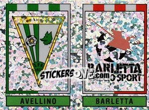 Sticker Scudetto (Avellino - Barletta) - Calciatori 1993-1994 n. 591 - Panini