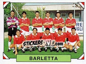 Cromo Squadra (Barletta) - Calciatori 1993-1994 - Panini