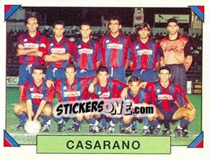 Figurina Squadra (Casarano) - Calciatori 1993-1994 - Panini