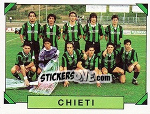 Cromo Squadra (Chieti) - Calciatori 1993-1994 - Panini