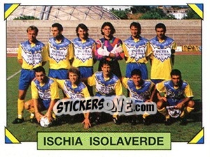 Figurina Squadra (Ischia Isolaverde) - Calciatori 1993-1994 - Panini