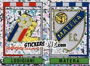 Sticker Scudetto (Lodigiani - Matera) - Calciatori 1993-1994 - Panini