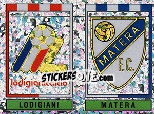 Sticker Scudetto (Lodigiani - Matera) - Calciatori 1993-1994 n. 603 - Panini