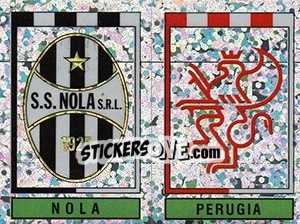 Cromo Scudetto (Nola - Perugia) - Calciatori 1993-1994 - Panini