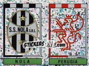 Sticker Scudetto (Nola - Perugia) - Calciatori 1993-1994 n. 606 - Panini