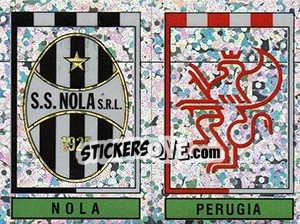 Figurina Scudetto (Nola - Perugia) - Calciatori 1993-1994 - Panini