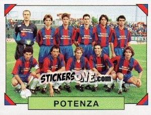 Figurina Squadra (Potenza) - Calciatori 1993-1994 - Panini