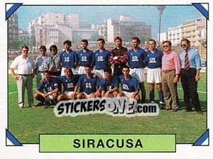 Cromo Squadra (Siracusa) - Calciatori 1993-1994 - Panini