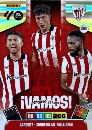 Sticker Laporte / Jauregizar / Williams - Laliga 2025-2026. Adrenalyn Xl n. 362 - Panini