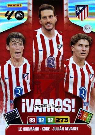 Figurina Le Normand / Koke / Julián Álvarez - Laliga 2025-2026. Adrenalyn Xl n. 363 - Panini