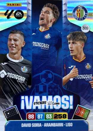 Cromo David Soria / Arambarri / Liso - Laliga 2025-2026. Adrenalyn Xl n. 369 - Panini
