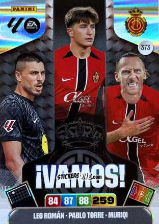 Sticker Leo Román / Pablo Torre / Muriqi - Laliga 2025-2026. Adrenalyn Xl n. 373 - Panini
