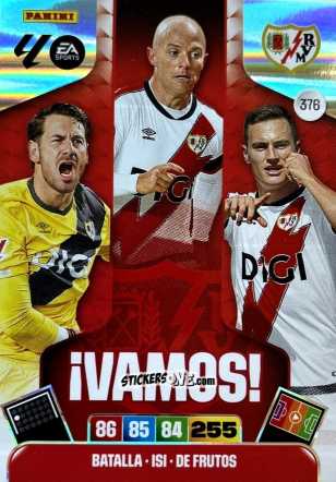 Cromo Batalla / Isi / De Frutos - Laliga 2025-2026. Adrenalyn Xl n. 376 - Panini
