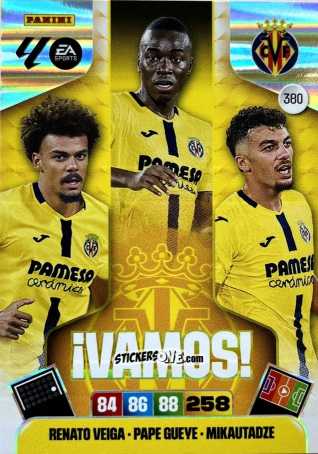 Figurina Renato Veiga / Pape Gueye / Mikautadze - Laliga 2025-2026. Adrenalyn Xl n. 380 - Panini
