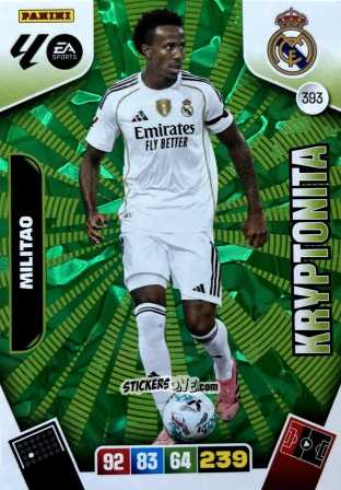 Sticker Militão - Laliga 2025-2026. Adrenalyn Xl n. 393 - Panini