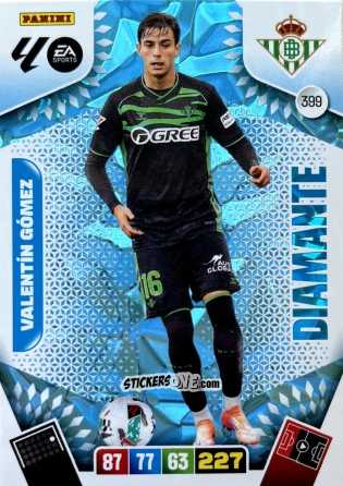 Cromo Valentín Gómez - Laliga 2025-2026. Adrenalyn Xl n. 399 - Panini