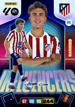 Sticker Barrios - Laliga 2025-2026. Adrenalyn Xl n. 415 - Panini