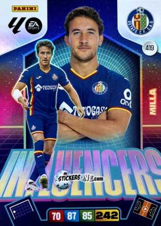 Figurina Milla - Laliga 2025-2026. Adrenalyn Xl n. 419 - Panini