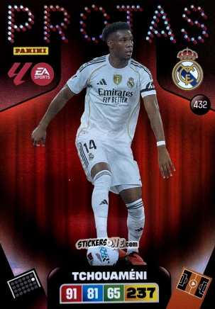 Figurina Tchouaméni - Laliga 2025-2026. Adrenalyn Xl n. 432 - Panini