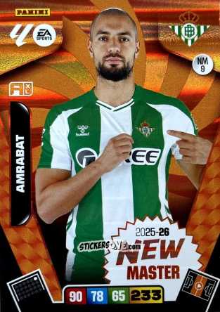 Cromo Amrabat - Laliga 2025-2026. Adrenalyn Xl n. NM9 - Panini