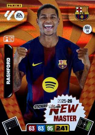 Sticker Rashford - Laliga 2025-2026. Adrenalyn Xl n. NM14 - Panini