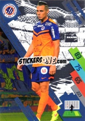 Sticker Kevin Berigaud - FOOT 2014-2015. Adrenalyn XL n. MHSC-up3 - Panini