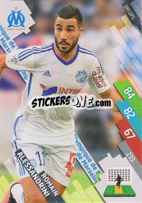 Cromo Romain Alessandrini - FOOT 2014-2015. Adrenalyn XL n. OM-up1 - Panini