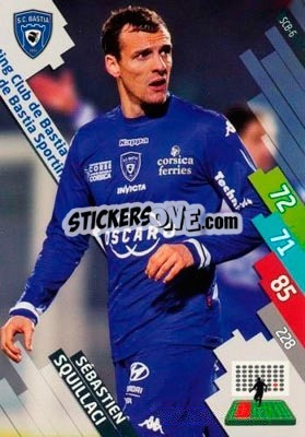 Sticker Sébastien Squillaci - FOOT 2014-2015. Adrenalyn XL n. SCB-6 - Panini