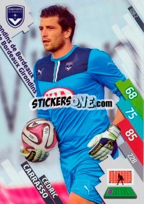 Cromo Cédric Carrasso - FOOT 2014-2015. Adrenalyn XL n. GDB-2 - Panini